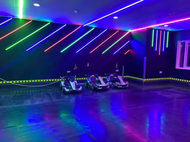 Go-kart racing track Dubai